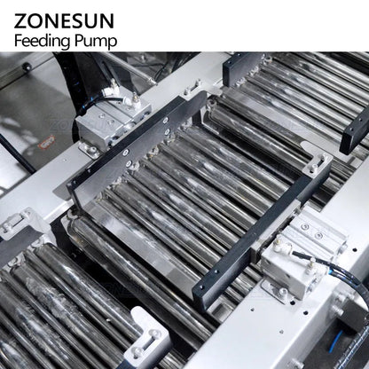 ZONESUN ZS-GYW4 Auto 4 Nozzles Liquid Paste Weighing Filling Machine