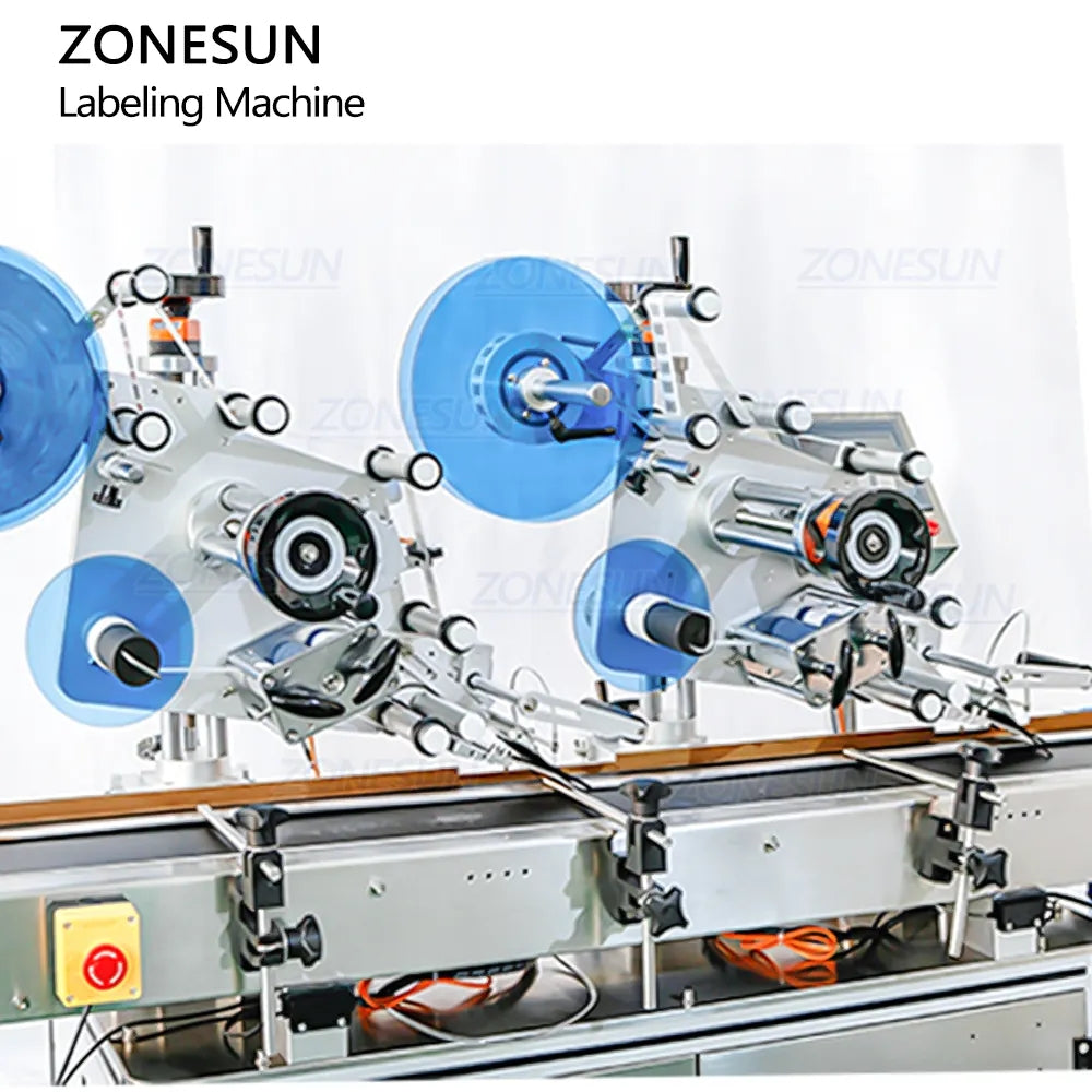 ZONESUN ZS-TB833S Automatic Double-Sided Corner Labeling Machine