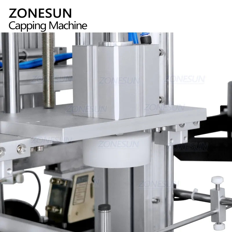 ZONESUN ZS-XG440G Automatic Bottle Cap Pressing Machine with Feeder