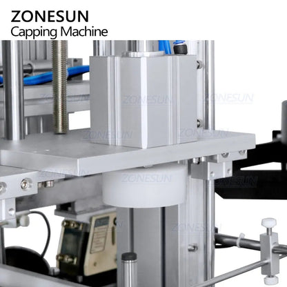 ZONESUN ZS-XG440G Automatic Bottle Cap Pressing Machine with Feeder
