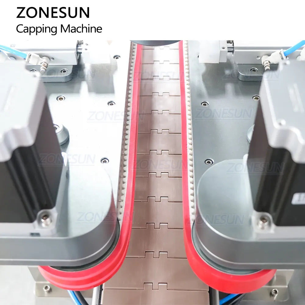 ZONESUN ZS-XG05 Auto-Servo Round Bottle Capping Machine with Elevator