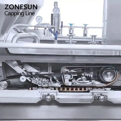 ZONESUN ZS-XG01 Automatic Steam Vacuum Capping Machine