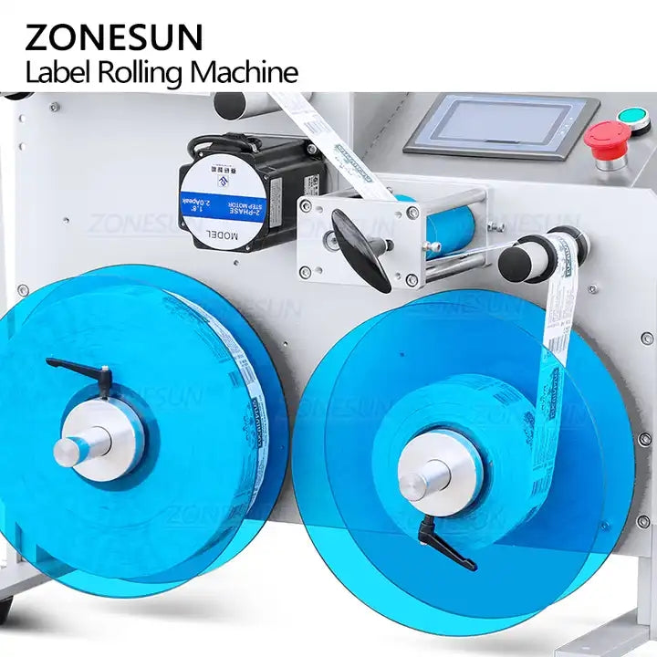 ZONESUN ZS-RW2 Automatic Rolling Label Rewinder for Batch Labeling