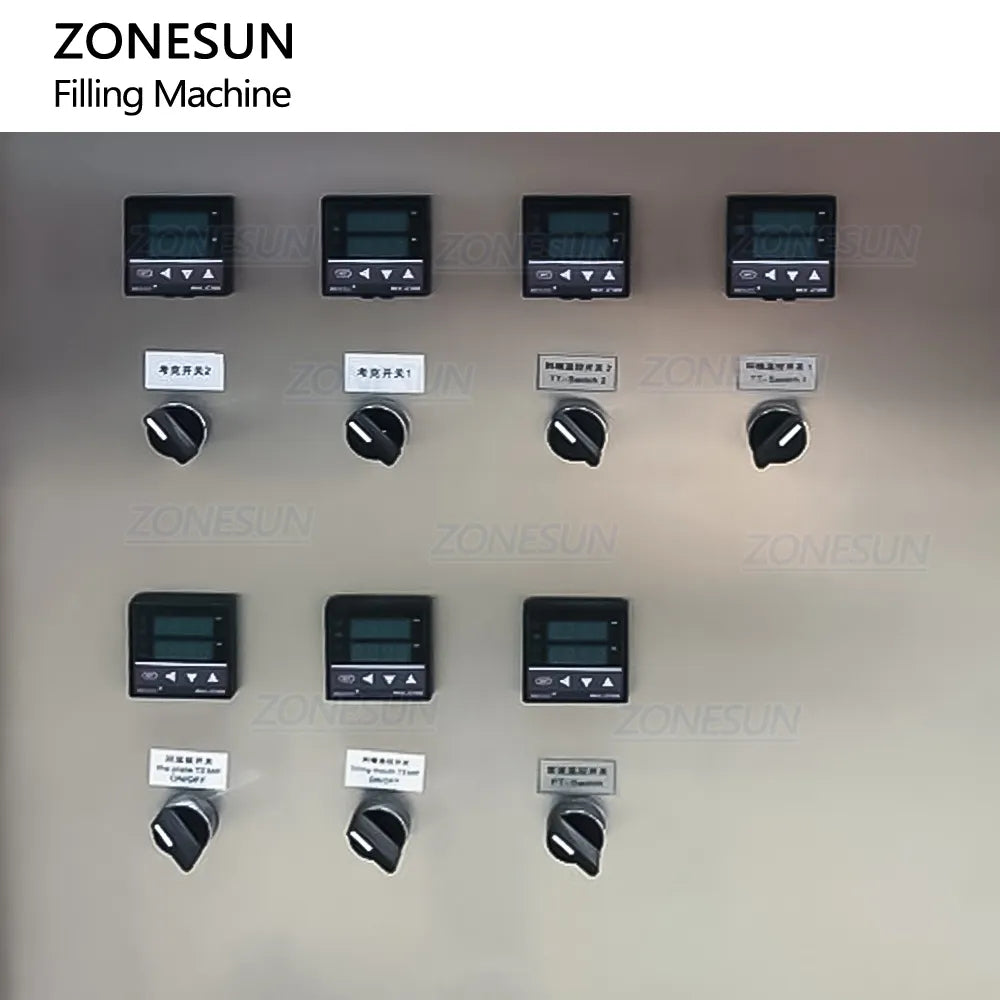ZONESUN ZS-GTL12 Automatic Heated Paste Filling Machine for Cosmetics