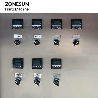 ZONESUN ZS-GTL12 Automatic Heated Paste Filling Machine for Cosmetics