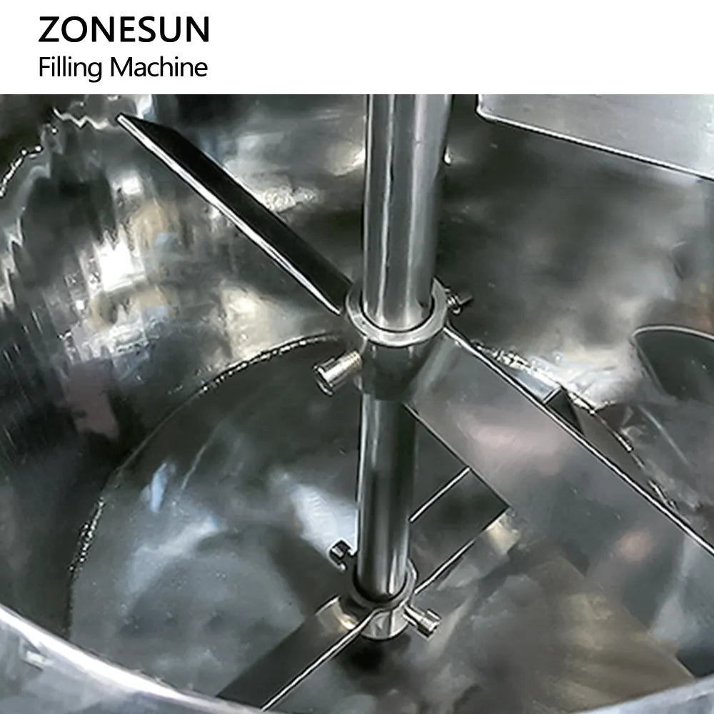 ZONESUN ZS-GTL12 Automatic Heated Paste Filling Machine for Cosmetics