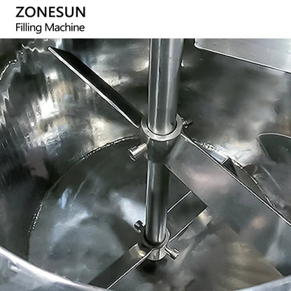 ZONESUN ZS-GTL12 Automatic Heated Paste Filling Machine for Cosmetics