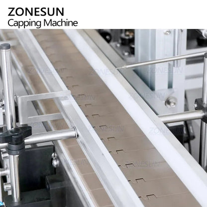 ZONESUN ZS-XG440G Automatic Bottle Cap Pressing Machine with Feeder