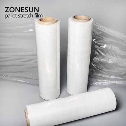 ZONESUN Hand Pallet Stretch Wrap Micron Plastic Shrink Film