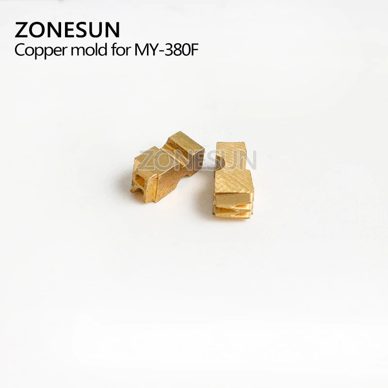ZONESUN MY380 Copper Alphabet Letter Fonts for Ribbon Printer Coding