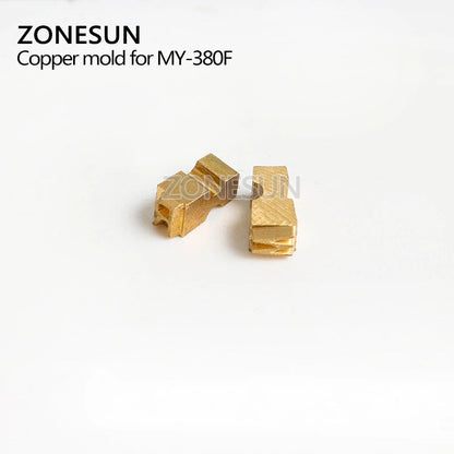 ZONESUN MY380 Copper Alphabet Letter Fonts for Ribbon Printer Coding