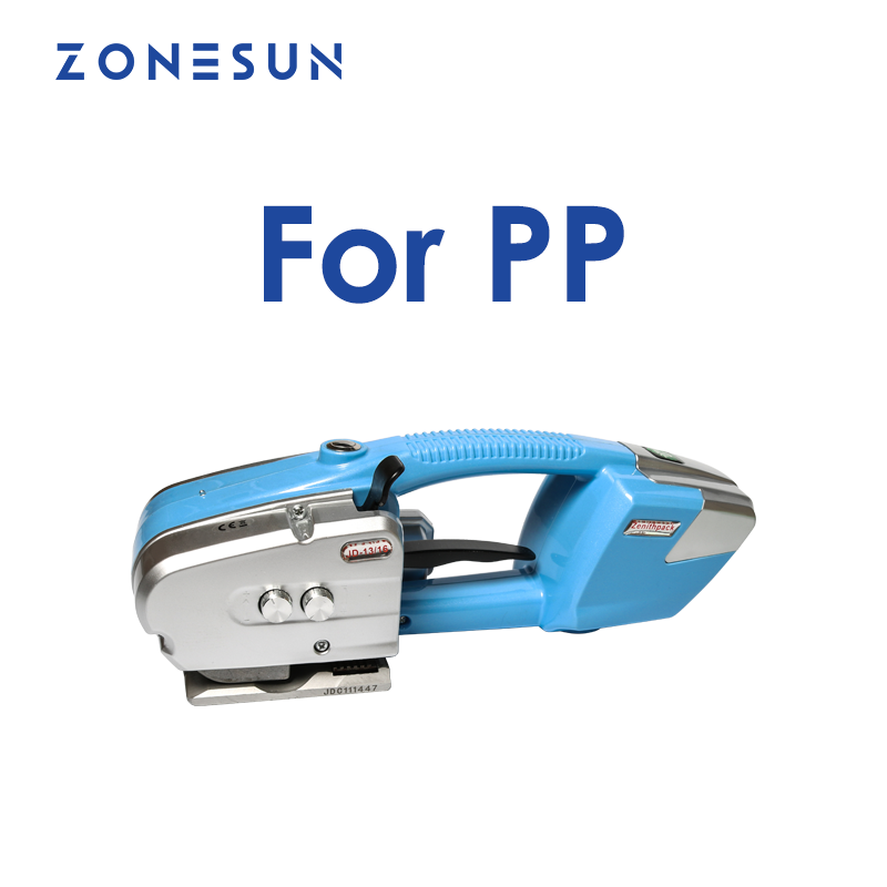 ZONESUN JD16 Automatic Battery‑Powered 13–16 mm Plastic Strapping Tool