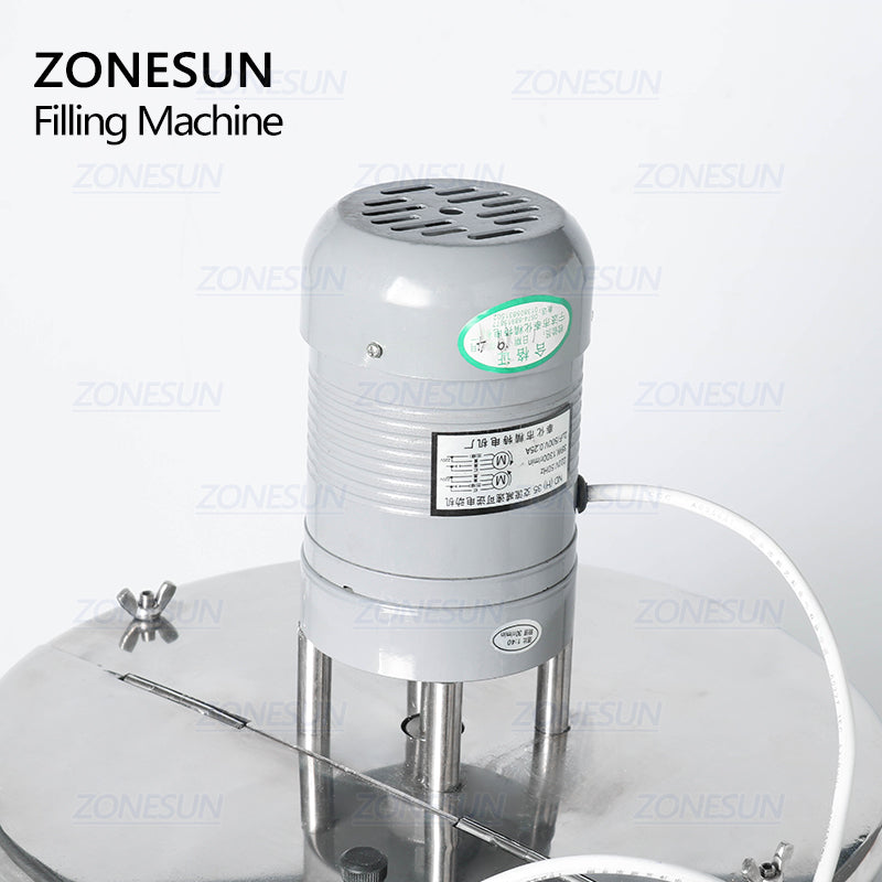 ZONESUN ZS‑GTL 15 L / 30 L Heating Paste Filling Machine with Mixer