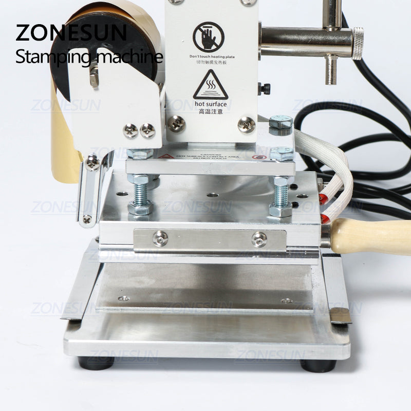 ZONESUN ZS‑100B Dual‑Use Hot Foil & Embossing Stamping Machine