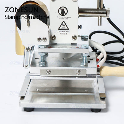 ZONESUN ZS‑100B Dual‑Use Hot Foil & Embossing Stamping Machine