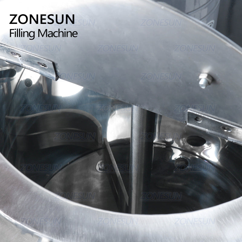 ZONESUN ZS‑GTL 15 L / 30 L Heating Paste Filling Machine with Mixer