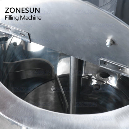 ZONESUN ZS‑GTL 15 L / 30 L Heating Paste Filling Machine with Mixer