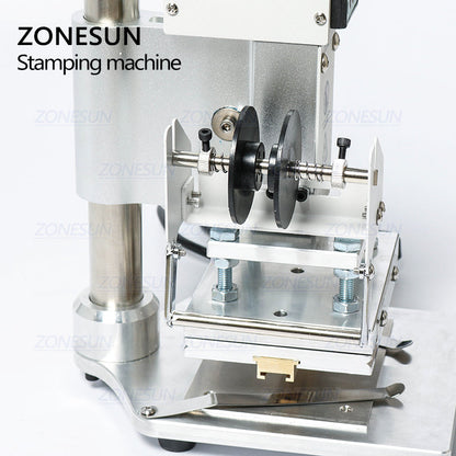ZONESUN ZS‑100B Dual‑Use Hot Foil & Embossing Stamping Machine