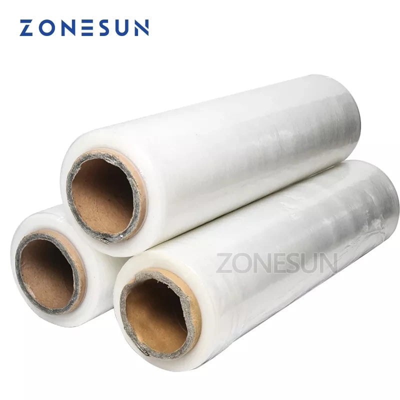 ZONESUN Hand Pallet Stretch Wrap Micron Plastic Shrink Film