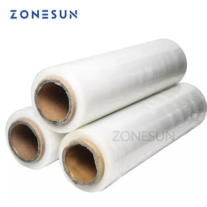 ZONESUN Hand Pallet Stretch Wrap Micron Plastic Shrink Film