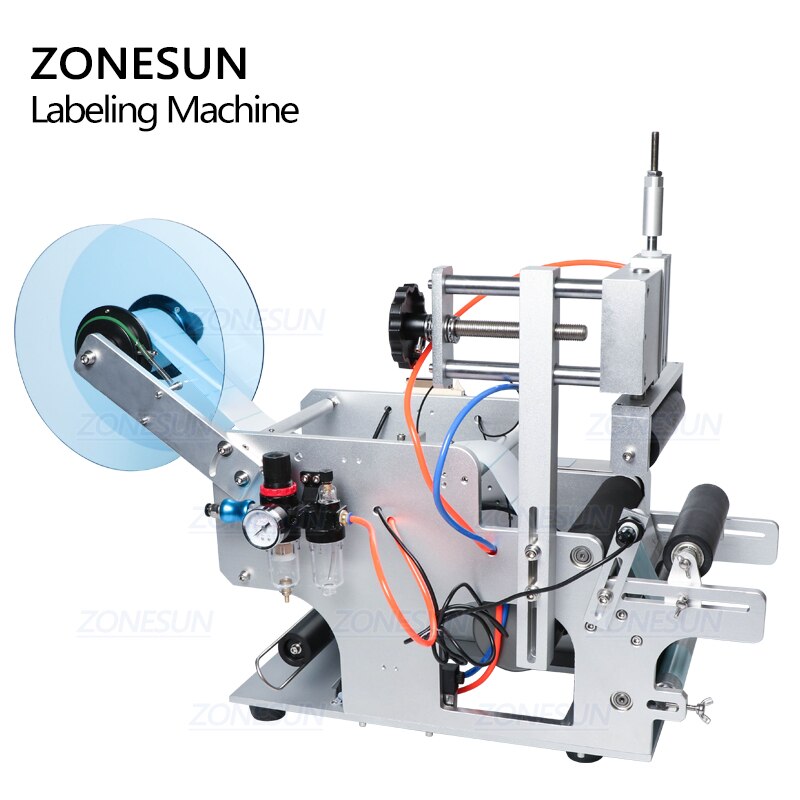 ZONESUN TB‑80 Semi‑automatic Round Bottle Labeling Machine