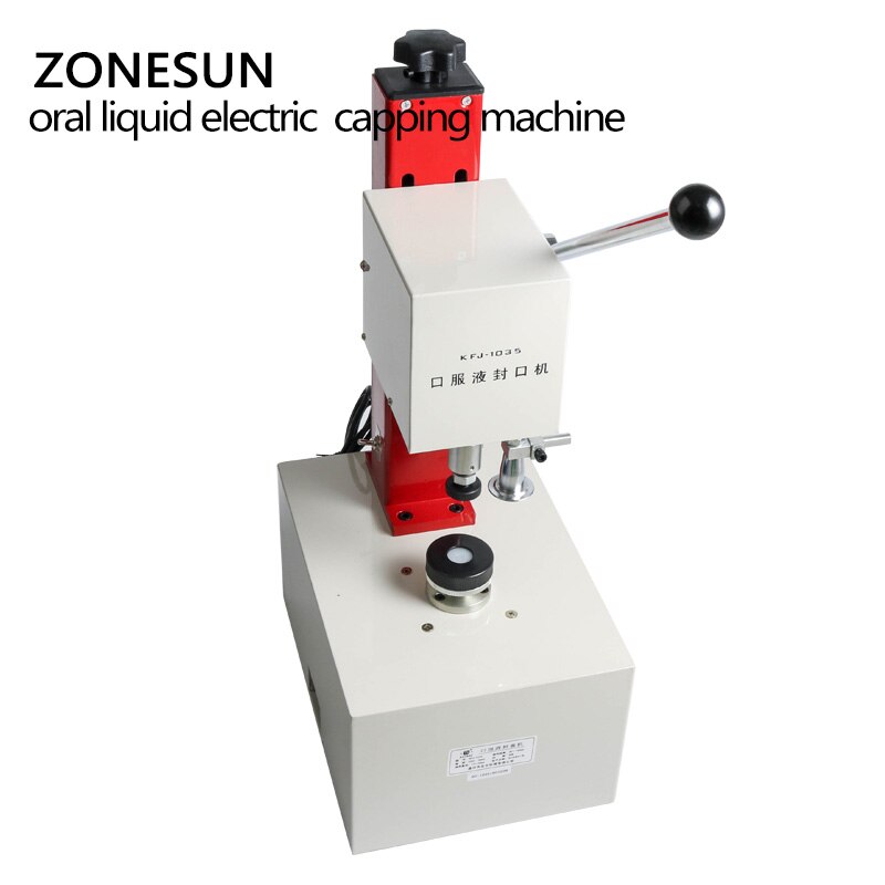 ZONESUN KFJ‑1035 Electric Manual Capping Machine for 10–35 mm Vials