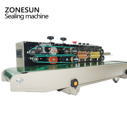 ZONESUN FK‑1000 Continuous Band Sealer with Solid‑Ink Printer