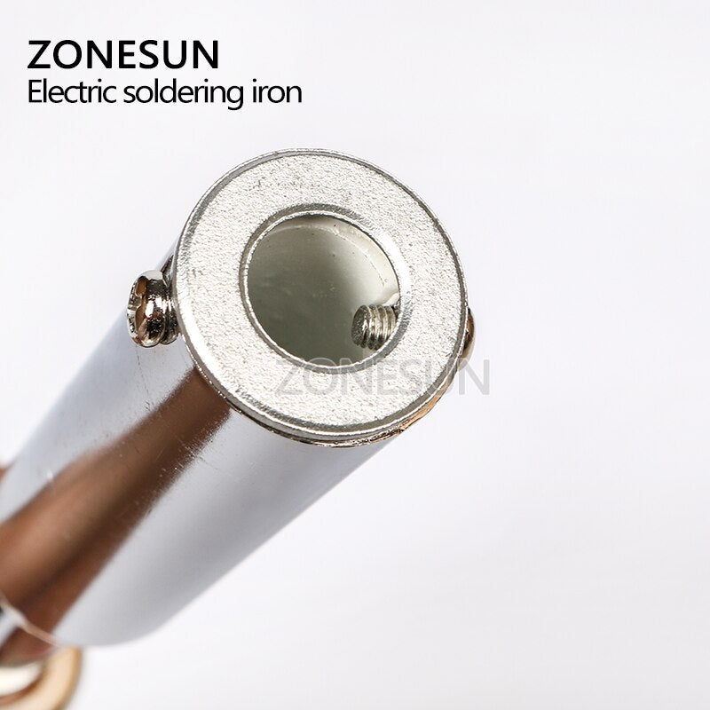ZONESUN Hand‑held Soldering Iron Hot Foil Stamping Machine – Portable