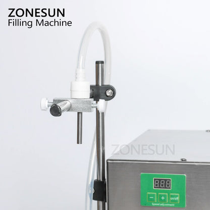 ZONESUN 2 Nozzles Peristaltic Pump Liquid Filling Machine