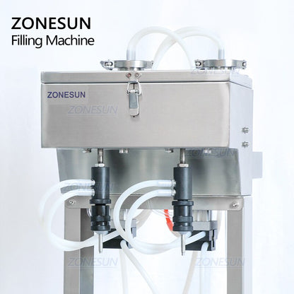 ZONESUN ZS‑G400 Pneumatic Vacuum Liquid Filling Machine for Perfume