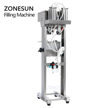 ZONESUN ZS‑G400 Pneumatic Vacuum Liquid Filling Machine for Perfume
