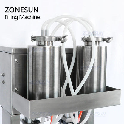 ZONESUN ZS‑G400 Pneumatic Vacuum Liquid Filling Machine for Perfume