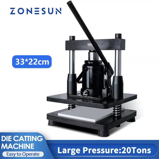 ZONESUN Pneumatic‑Assist Die Cutting Machine for Leather & Craft