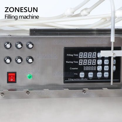 ZONESUN ZS‑DPSP6 6‑Nozzle Spout Pouch Liquid Filling Machine
