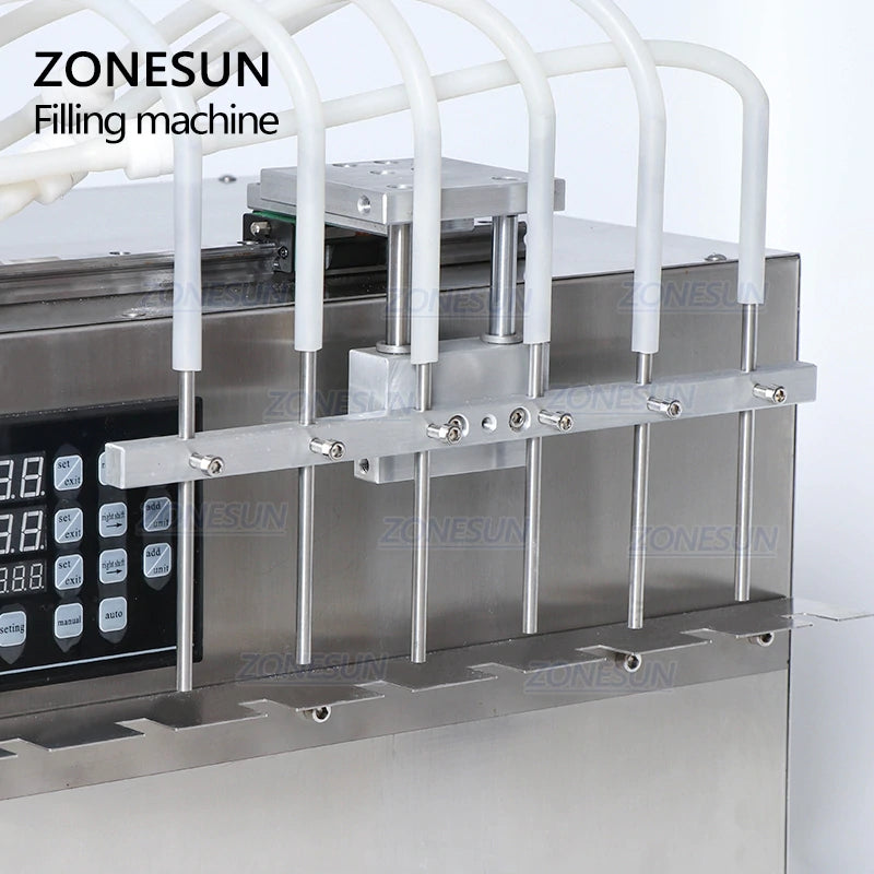 ZONESUN ZS‑DPSP6 6‑Nozzle Spout Pouch Liquid Filling Machine