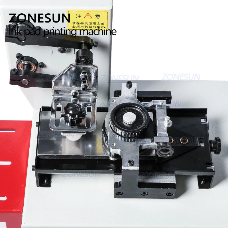 ZONESUN Y70 Automatic Ink Pad Printer for Bottles, Cartons & Cans