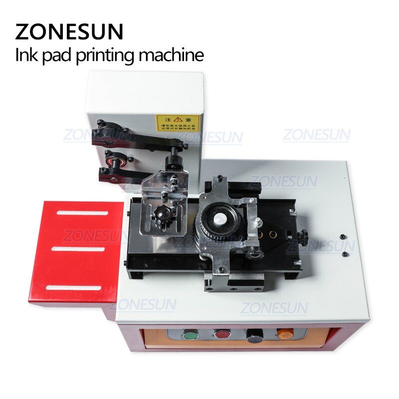 ZONESUN Y70 Automatic Ink Pad Printer for Bottles, Cartons & Cans