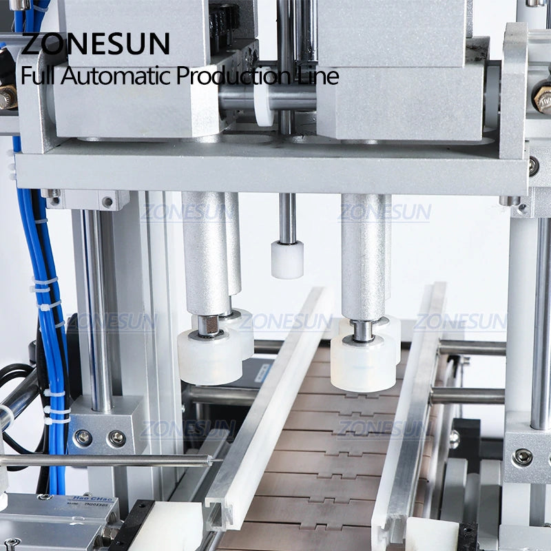 ZONESUN ZS‑FAL180 Tabletop 4‑Nozzles Filling Capping Labeling Machine