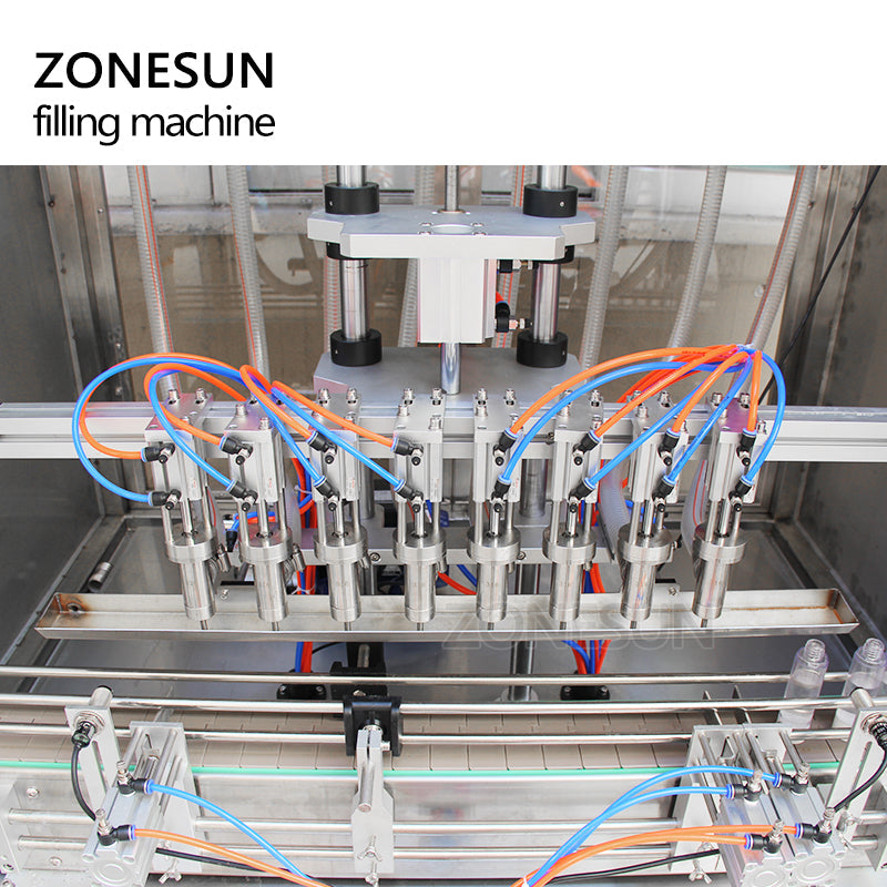 ZONESUN ZS-YT8T-8ZL Auto Pneumatic 4 Nozzles Liquid Filling Machine
