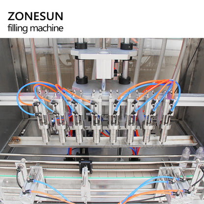 ZONESUN ZS-YT8T-8ZL Auto Pneumatic 4 Nozzles Liquid Filling Machine