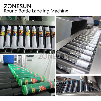 ZONESUN ZS-TB800 High Speed Automatic Small Round Bottle Labeling Machine