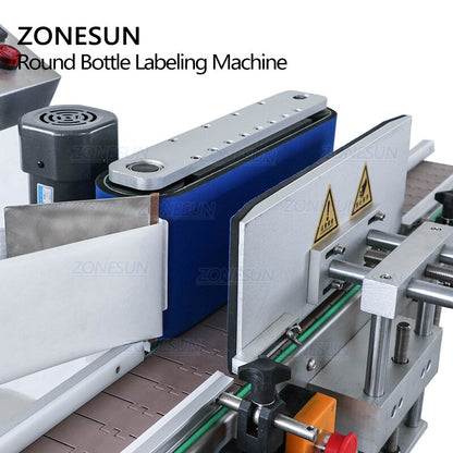 ZONESUN ZS‑TB200 Automatic Round Bottle Labeler with Date Coding