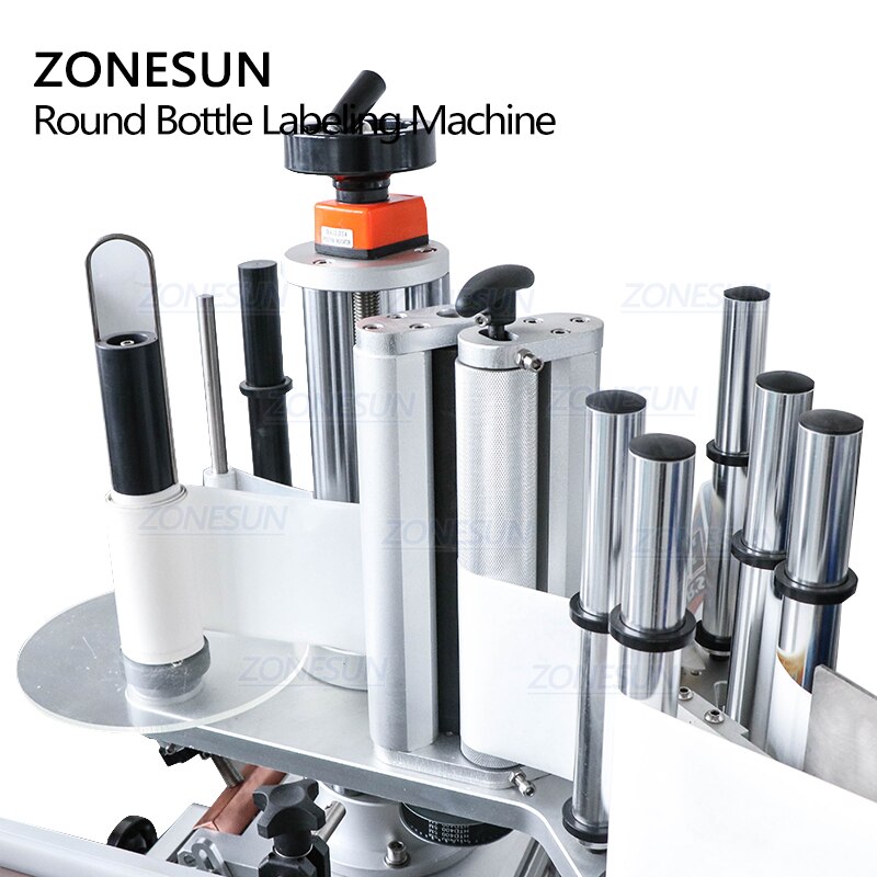ZONESUN ZS‑TB200 Automatic Round Bottle Labeler with Date Coding