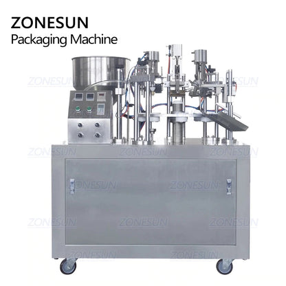 ZONESUN ZS-GZNF10 Máquina llenadora y selladora de tubos de pasta ultrasónica de 10 orificios