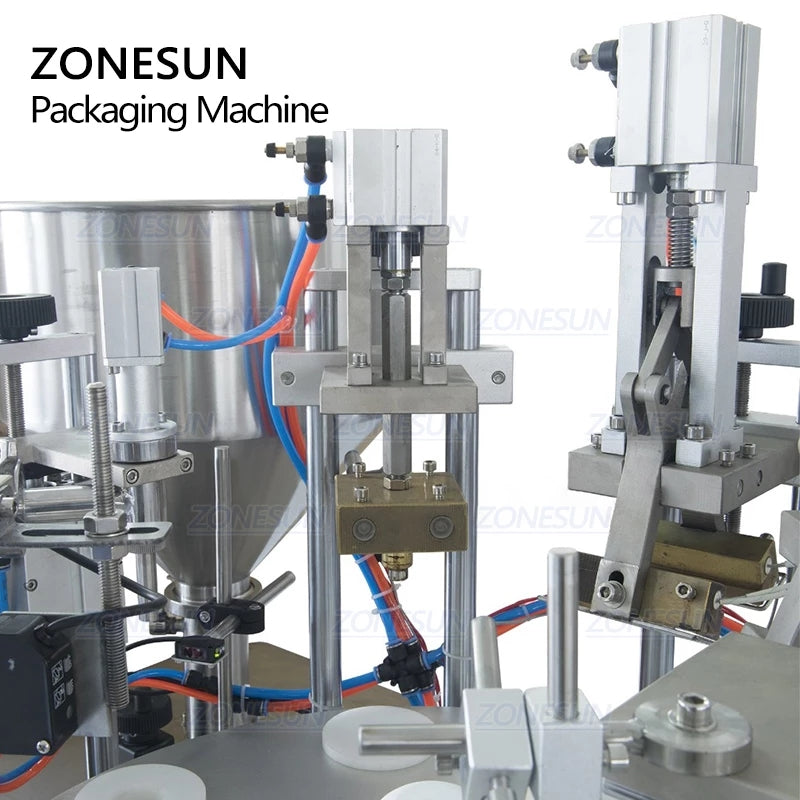 ZONESUN ZS-GZNF10 Máquina llenadora y selladora de tubos de pasta ultrasónica de 10 orificios