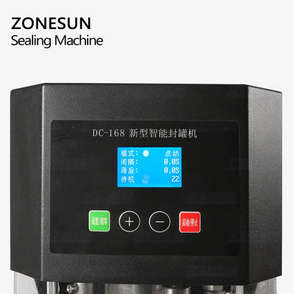 ZONESUN 55 mm Intelligent Ring‑Pull Can Sealing Machine