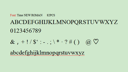 ZONESUN-Molde de sello de números, alfabeto y símbolos para máquina de estampado ZS-110A