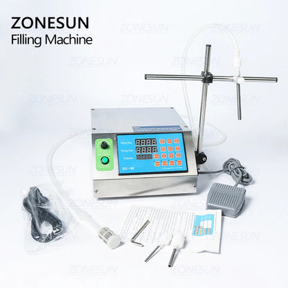 ZONESUN ZS-YTDP1 Semi-automatic Diaphragm Pump Liquid Filling Machine