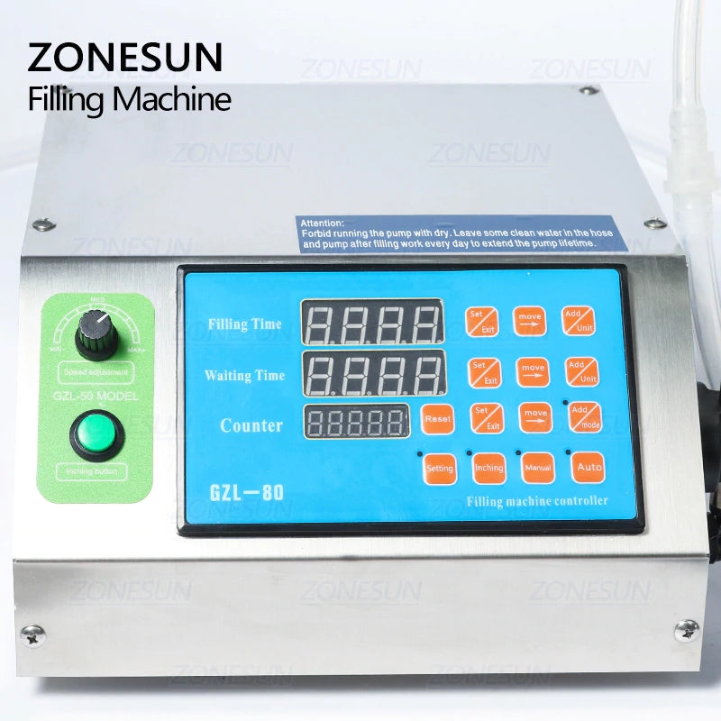 ZONESUN ZS-YTDP1 Semi-automatic Diaphragm Pump Liquid Filling Machine