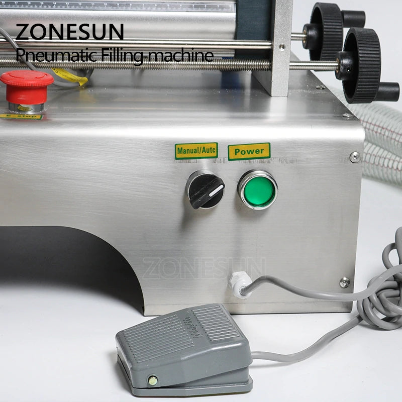 ZONESUN ZS-YT2 Pneumatic 2 Nozzles Liquid Filling Machine